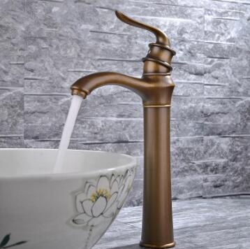 New Designed Antique Brass Bathroom Sink Tap Mixer Tap TA368B