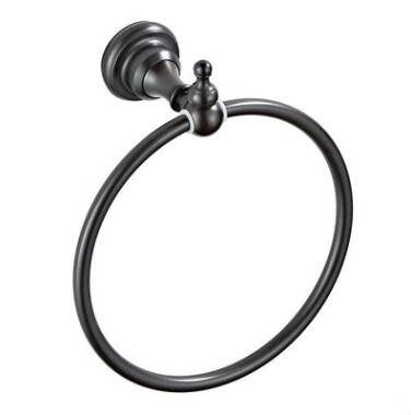 Antique Black Bronze Brass Wall Mounted Bathroom Accessory Towel Ring TAB0395