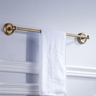 Antique Brass Finish Wall-mounted Single Towel Bar TAB2005