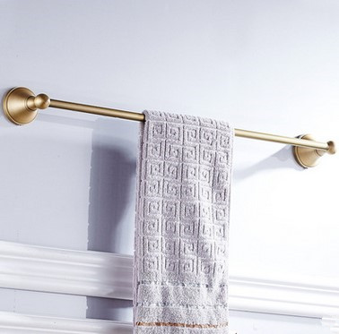 Anqitue Brass One Bar Towel Bar TAB6501 - Click Image to Close