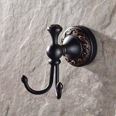 Brass Black Bronze Antique Bathroom Robe Hook TAB04H