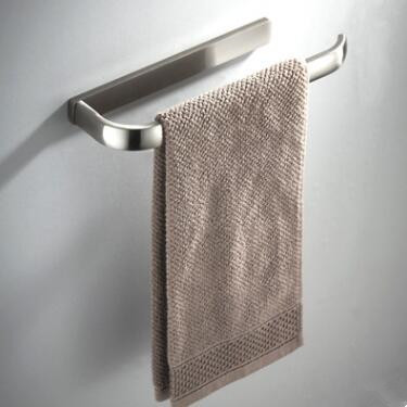 Brass Nickel Brushed Finished Bathroom Accessory Towel Ring TAC067N - Click Image to Close