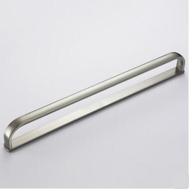 Brass Nickel Brushed Finished Bathroom Accessory Towel Single Bar TAC071N - Click Image to Close