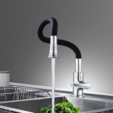 Kitchen Basin Tap Brass Rotatable Changing Outlet Cold Water Only Kitchen Tap TB0118 - Click Image to Close