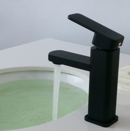 Antique Black Bronze Brass Bathroom Mixer Water Sink Tap TB0278