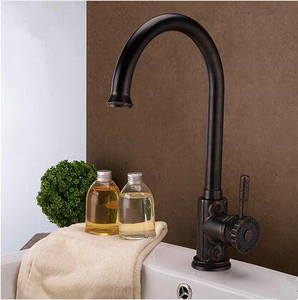 Antique New Designed Black Bronze Brass Classical Kitchen/Bathroom Sink Tap TB0715A