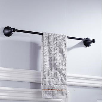 Brass Black Bronze Bathroom Towel Bar Bathroom Accessory TBA036 - Click Image to Close