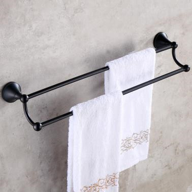 Antique Brass Black Bronze Bathroom Towel Rack Bathroom Towel Bar TBA060 - Click Image to Close