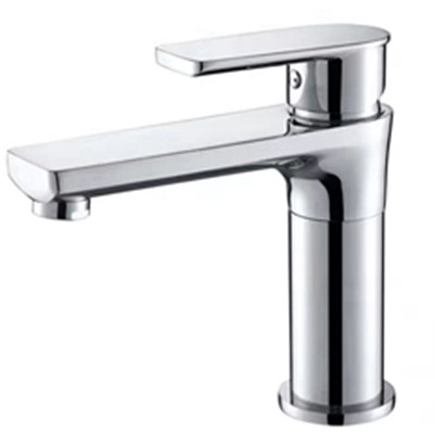 Chrome Finish Brass Mixer Water Bathroom Sink Tap TC0150 - Click Image to Close