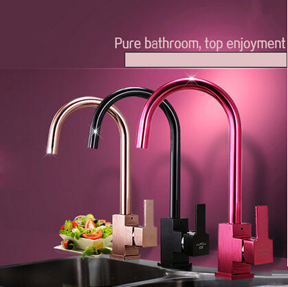 New Designed Brushed Upscale Third Gear Switch Kitchen Mixer Taps with Filtered Bubble TC032F - Click Image to Close