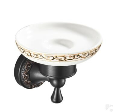 Antique Brass Black Bronze Bathroom Ceramics Soap Holder High Quality Accessory TCB041 - Click Image to Close