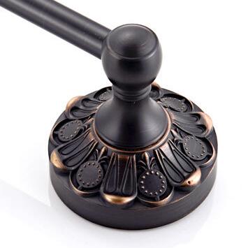 Antique Black Bronze Brass Bathroom Single Towel Bar Bathroom Accessory TCB053 - Click Image to Close