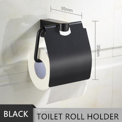 Antique Brass Black Bronze Bathroom Accessory Toilet Roll Holder TCB071 - Click Image to Close