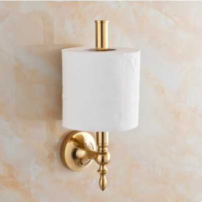 Antique Golden Bathroom Accessory Toilet Roll Holder TCB0980 - Click Image to Close