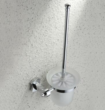 Chrome Brass Wall-mounted Toilet Brush Holder TCB2006 - Click Image to Close