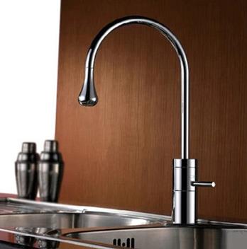 Fashion New Raindrop Outlet Mixer Kitchen Single Rocker Handle Basin Tap TD0922 - Click Image to Close