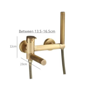 Antique Brass Two Holes Bathtub Tap Mixer Bathroom Bath Tap Set TFA399 - Click Image to Close