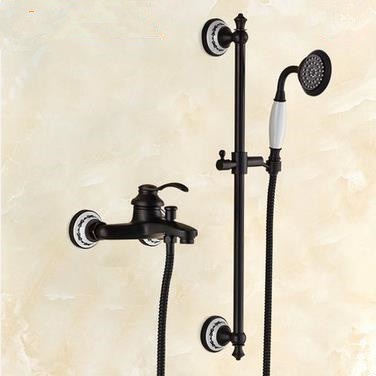 New Design Black Bronze Brass Mixer Rainfall Shower Tap TFB429