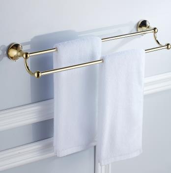 Ti-PVD Solid Brass 25 Inch Double Towel Bars TGB2003