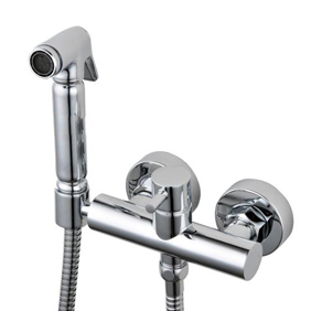 Contemporary Solid Brass Bidet Tap Chrome Finish DB002