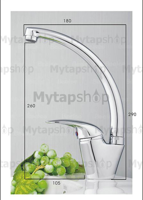 High Quality New Design and Fashionable Swan Kitchen Tap T18004 - Click Image to Close