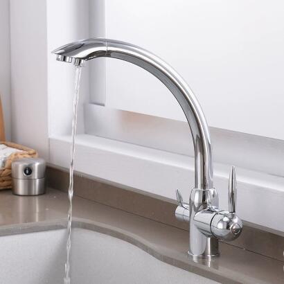 Hot & Cold Water & RO filter Kitchen Mixer Tap T3305 - Click Image to Close