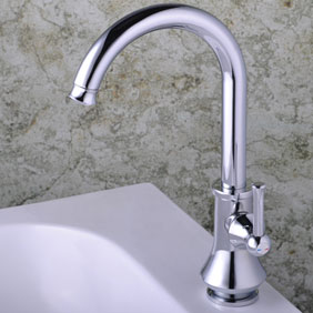 Single Handle Chrome Kitchen Tap T0305