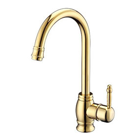 Ti-PVD Finish Widespread Antique Style Bathroom Sink Tap T1727 - Click Image to Close